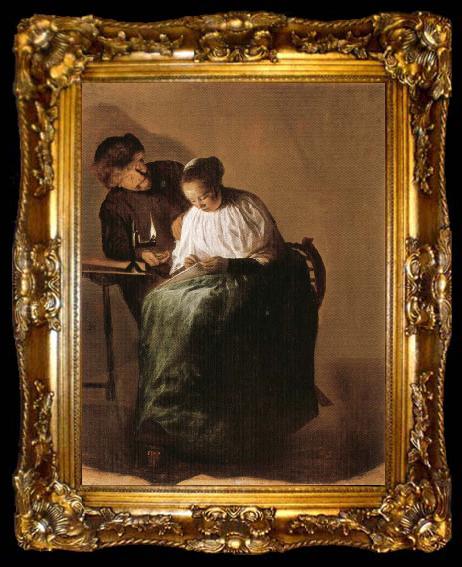 framed  Judith leyster The Proposition, ta009-2